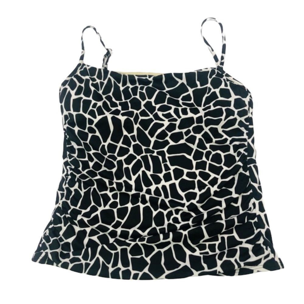 Miraclesuit Black and White Swim Top